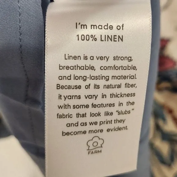 Farm Rio- Romantic Lightness Short Sleeve, embroidered Midi Dress size S - NWOT - Picture 9 of 9